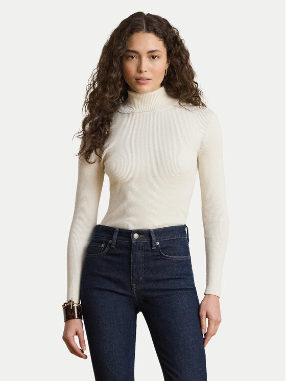 LAUREN RALPH LAUREN LAUREN RALPH LAUREN Golfas 200B22258001 Kreminė Slim Fit