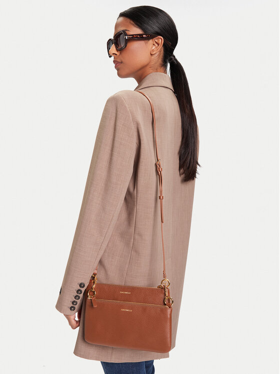Coccinelle Coccinelle Дамска чанта TIF Coccinelle Yvonne E5 TIF 55 01 01 Кафяв