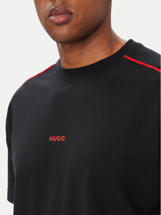 HUGO HUGO Футболка Noah 50566159 Чорний Regular Fit