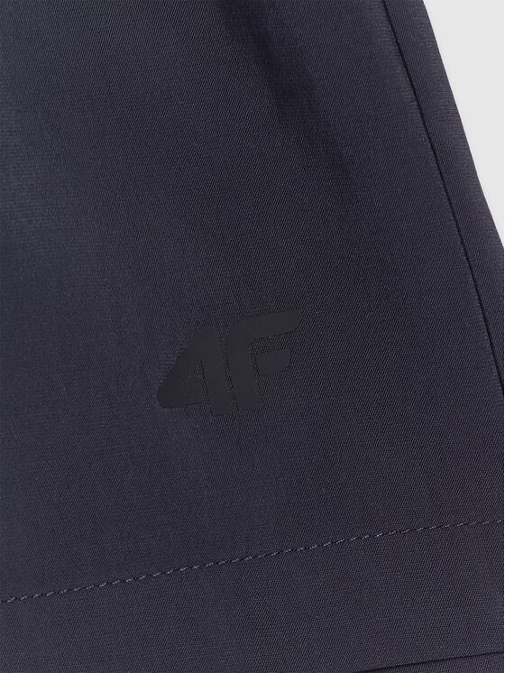 4F 4F Bavlnené šortky 4FRSS26TSHOF0933-20S Čierna Regular Fit