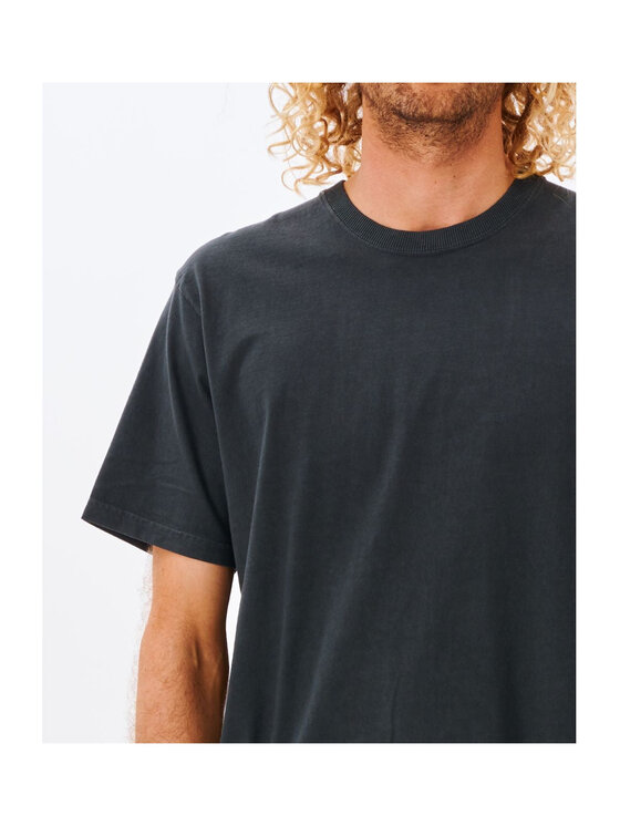 Rip Curl Rip Curl T-Shirt Plain Wash Tee Czarny Relaxed Fit