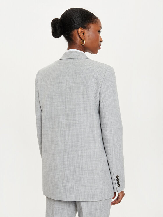 Marella Marella Marynarka Ferrara 2423046031 Szary Regular Fit