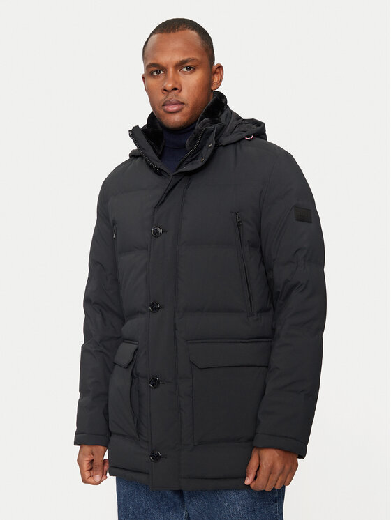 Hechter Paris Hechter Paris Geacă din puf 50168 142205 Negru Regular Fit