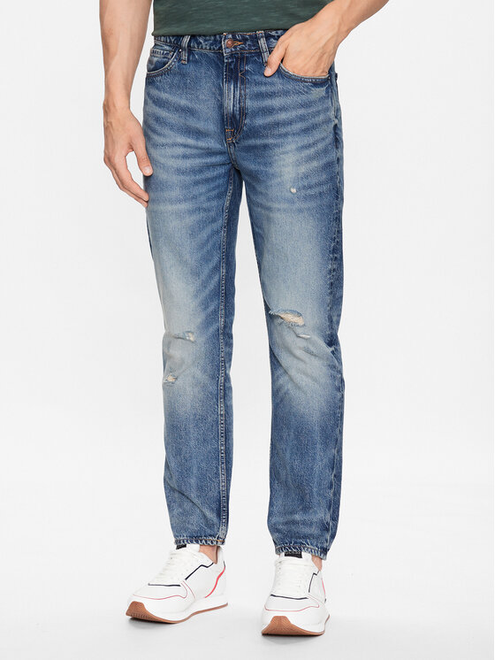 Guess Guess Teksad M3YA37 D4T9I Sinine Regular Fit