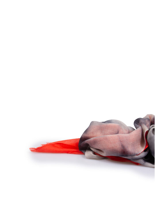 ALLORA BE UNIQUE ALLORA BE UNIQUE Foulard z wełny Rosso