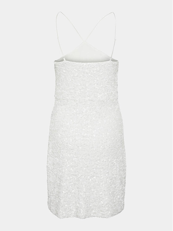 YAS YAS Koktel haljina Ariella 26032153 Bijela Regular Fit