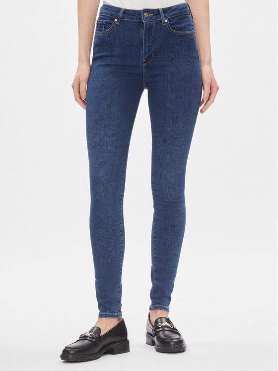 Tommy Hilfiger Tommy Hilfiger Blugi Harlem WW0WW40647 Bleumarin Skinny Fit