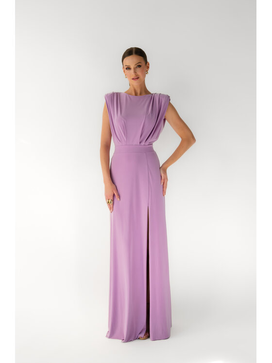 Aurora Aurora Sukienka wieczorowa Isabelle Lawenda Fioletowy Feminine Fit
