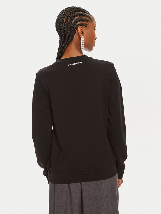 KARL LAGERFELD KARL LAGERFELD Jopa 245W1813 Črna Regular Fit