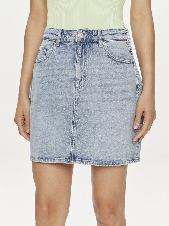Vero Moda Vero Moda Fustă de blugi Tessa 10301536 Albastru Regular Fit