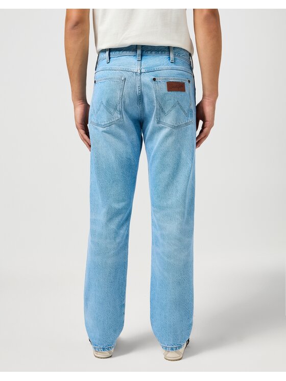 Wrangler Wrangler Jeansy Frontier Niebieski Straight Leg