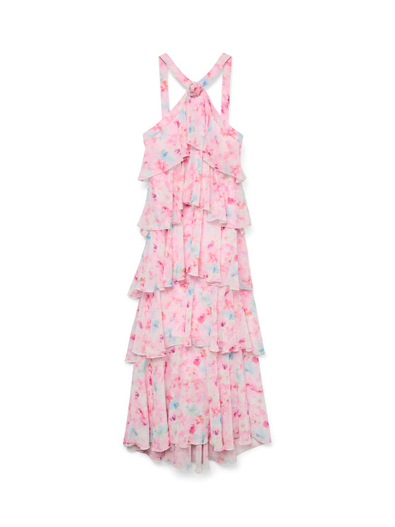 Vero Moda Vero Moda Sukienka wieczorowa Felicia 10295237 Różowy Slim Fit