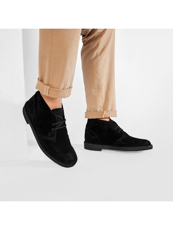 Clarks Clarks Kotníková obuv Bushacre 3 261635277 Černá