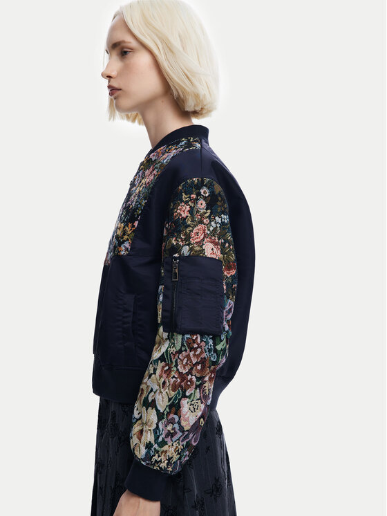 Desigual Desigual Яке бомбър Roterdam 24WWEWB1 Черен Regular Fit