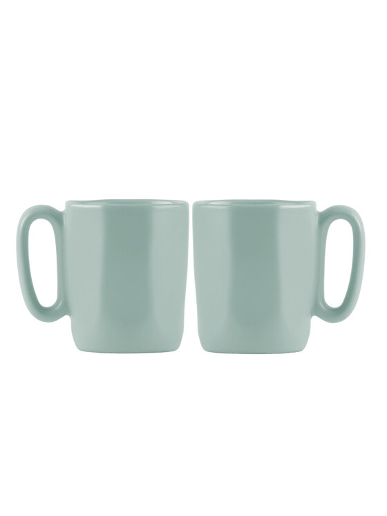 Vialli Design Vialli Design Komplet kubków 2 KUBKI CERAM.Z USZKIEM 80ML FUORI MIĘT.29996 Zielony