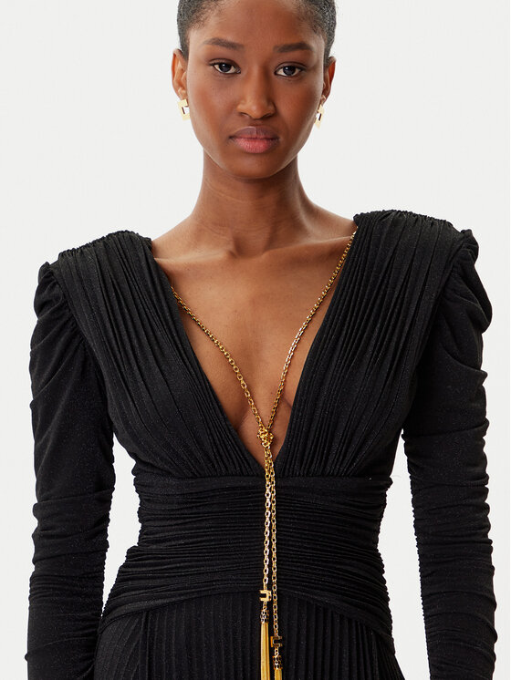 Elisabetta Franchi Elisabetta Franchi Õhtune kleit AB-R40-57E2-V850 Must Regular Fit