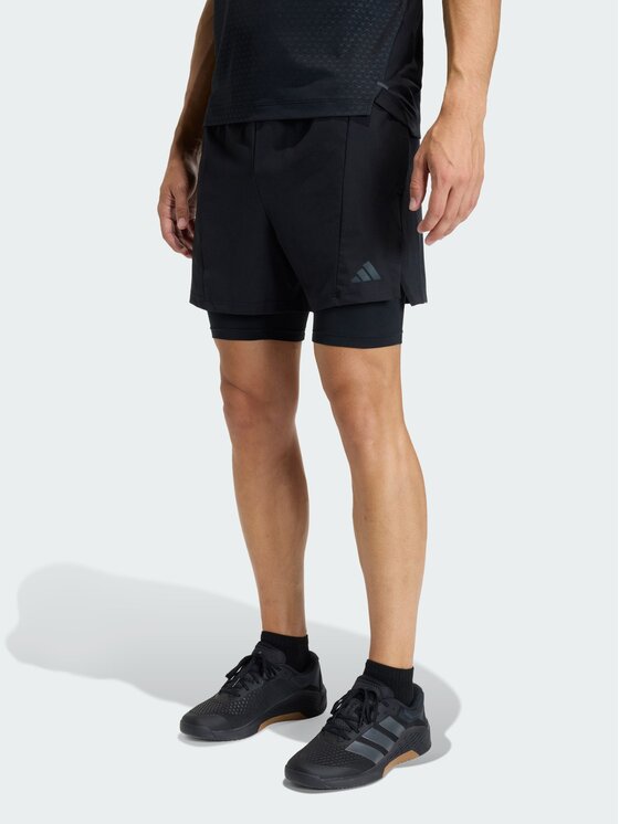 adidas adidas Szorty sportowe 159378 Czarny Regular Fit