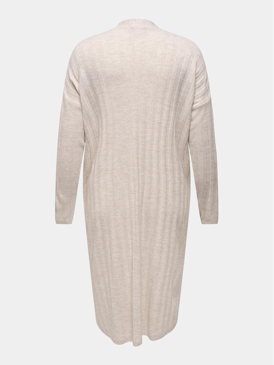 ONLY Carmakoma ONLY Carmakoma Cardigan 15282289 Beige Regular Fit