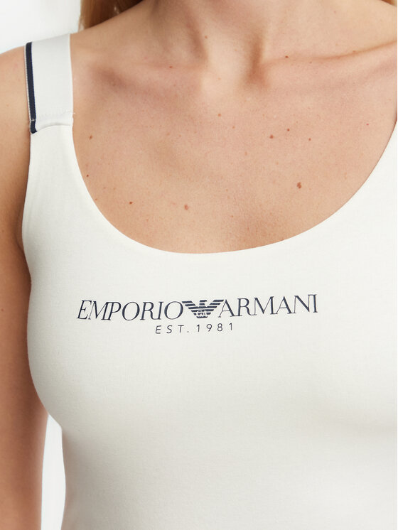 Emporio Armani Underwear Emporio Armani Underwear Top EW004627 AF27298 U1131 Bianco Slim Fit