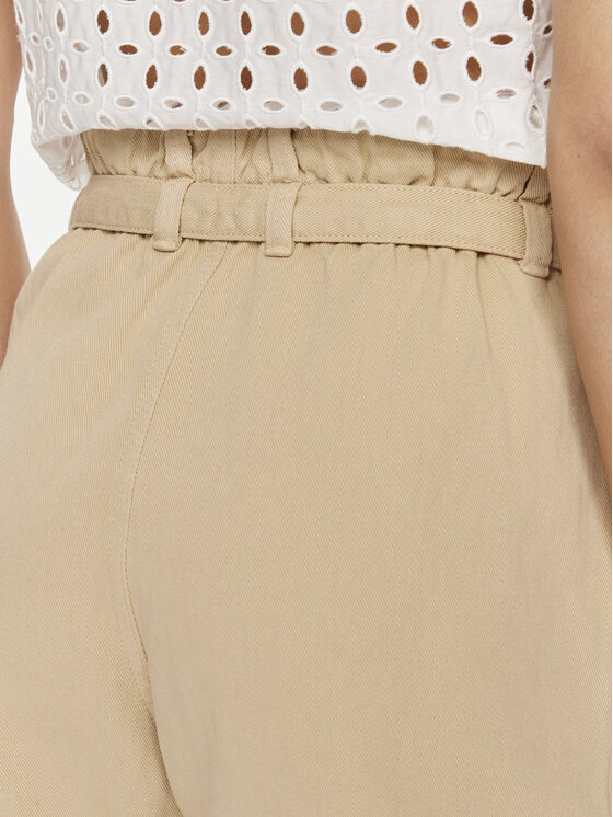 United Colors Of Benetton United Colors Of Benetton Auduma šorti 4DUKD9019 Bēšs Regular Fit