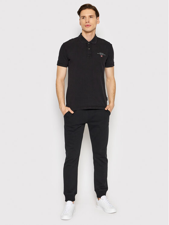 Napapijri Napapijri Polo Elbas NP0A4GDL Μαύρο Regular Fit