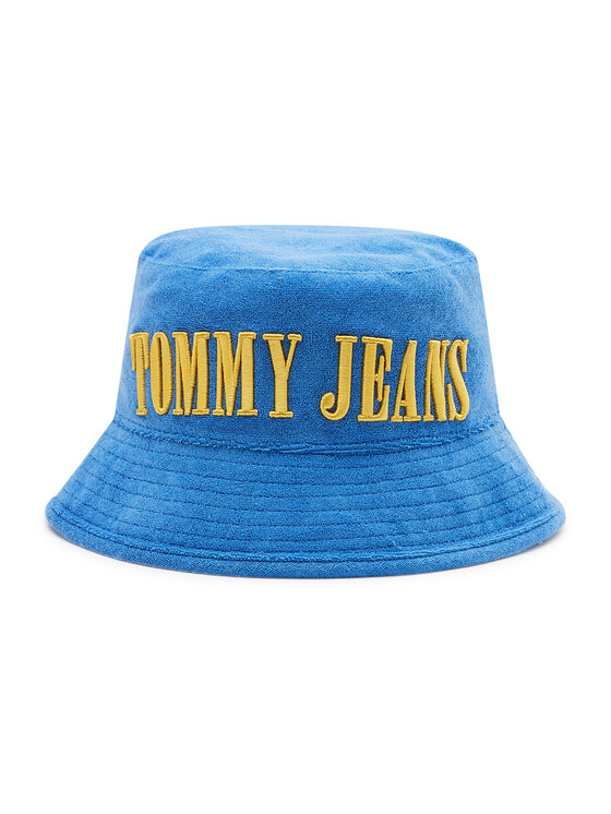 Tommy Jeans Tommy Jeans Klobúk Abo Tjm Acid Bucket Hat AM0AM10453 Modrá