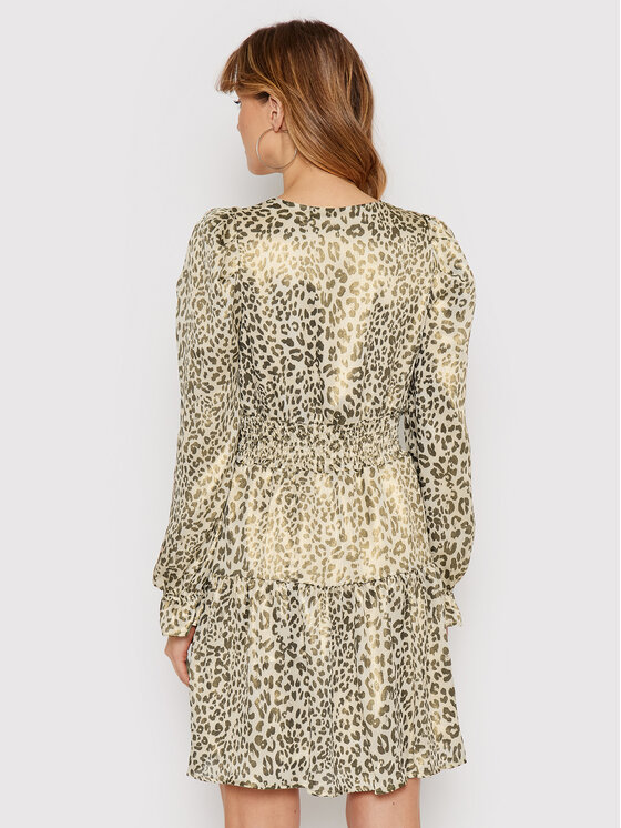 YAS YAS Kleid für den Alltag Leona 26026694 Goldfarben Slim Fit