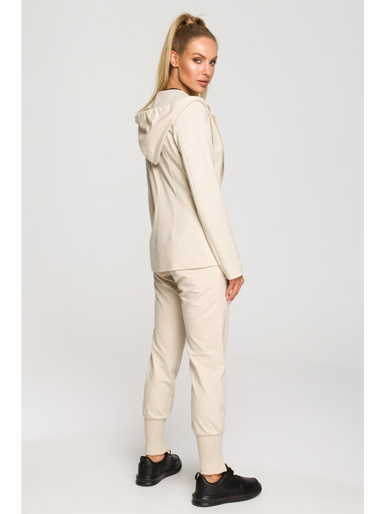 Made of Emotion Made of Emotion Marynarka M691 Beżowy Casual Fit