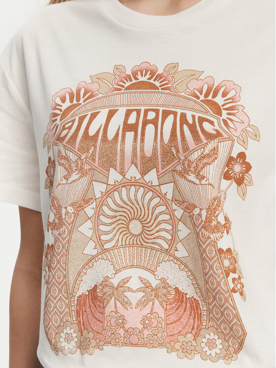 Billabong Billabong Marškinėliai EBJZT00424 Balta Relaxed Fit