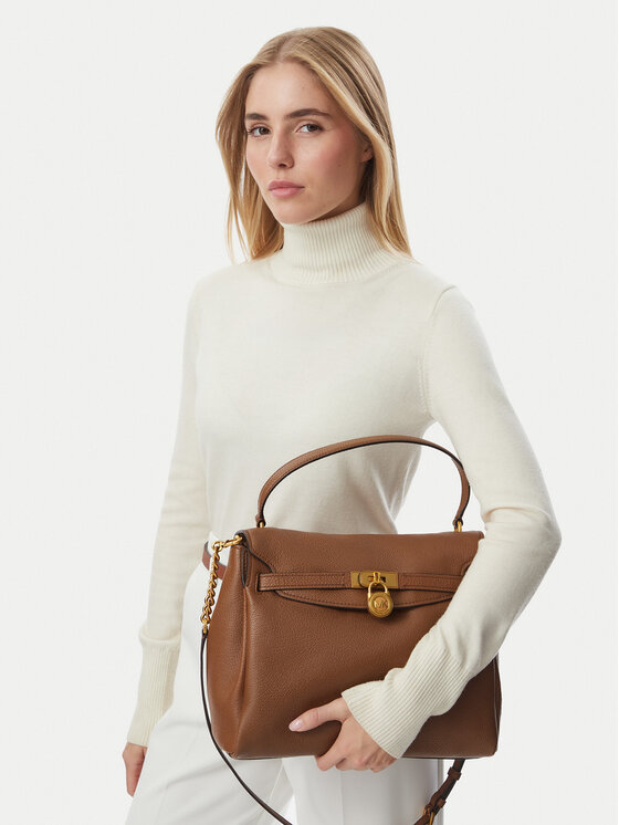 MICHAEL Michael Kors MICHAEL Michael Kors Torebka Hamilton 30F6ANXS7E Brązowy