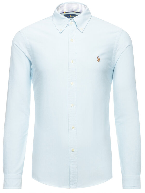 Polo Ralph Lauren Camicia Classics 710784299011 Celeste Slim Fit Modivo