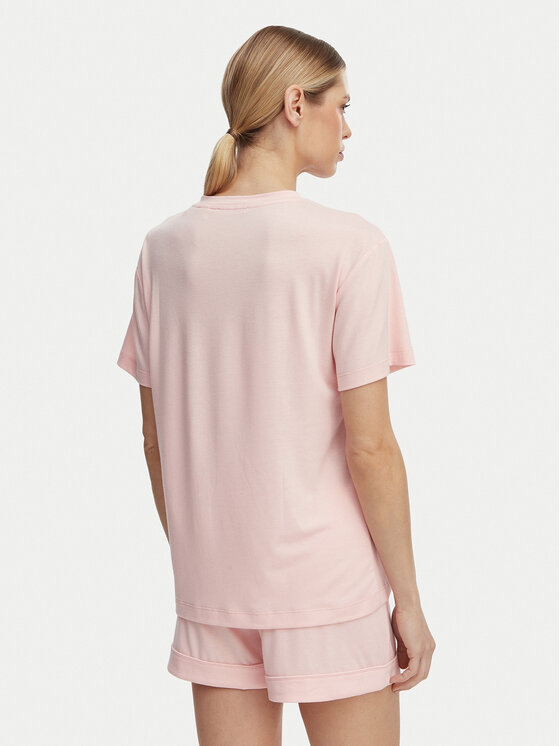 Guess Guess Pizsama O6GX05 KH110 Világos rózsaszín Relaxed Fit
