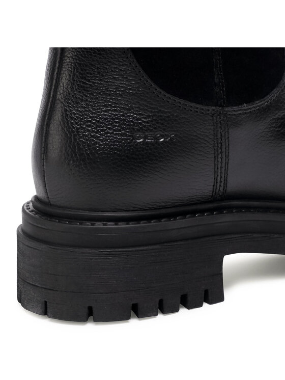 Geox Geox Polokozačky D Iridea M D04HRM 02246 C9999 Černá