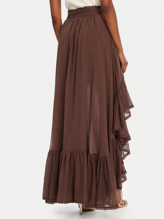 Marciano Guess Marciano Guess Maxi szoknya 5GGD34 7317A Barna Regular Fit