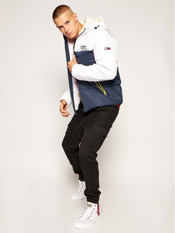 Tommy Jeans Daunenjacke Tjm Colorblock DM0DM08753 Bunt Regular Fit •  Modivo.de