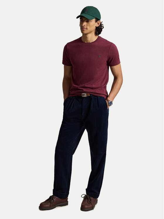 Polo Ralph Lauren Polo Ralph Lauren T-särk 710671438545 Bordoopunane Slim Fit