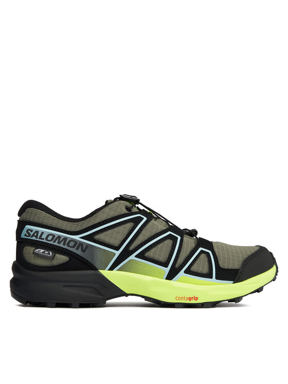 Salomon Salomon Laufschuhe Speedcross Climasalomon™ Waterproof L47278900 Grün