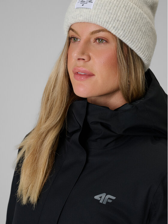 4F 4F Kurtka przejściowa CITY JACKETS Czarny Regular Fit