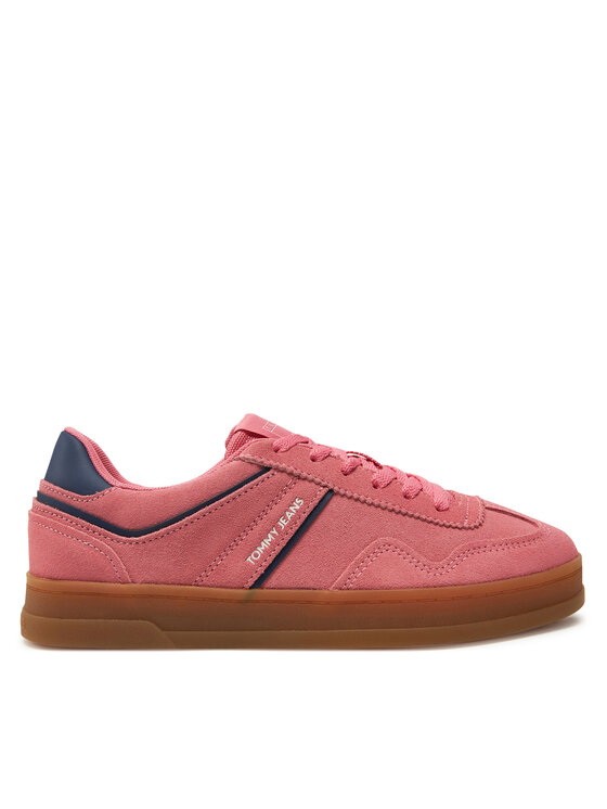 Sneakers Tommy Jeans Femei, Mărimea: 42, Roz, The Greenwich Suede EN0EN02696