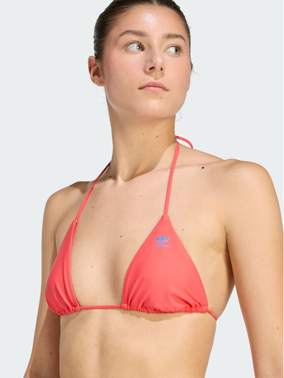 adidas adidas Góra od bikini Adicolor Czerwony