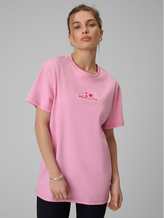 4F 4F T-Shirt SUMMIT BLISS Różowy jasny Oversize