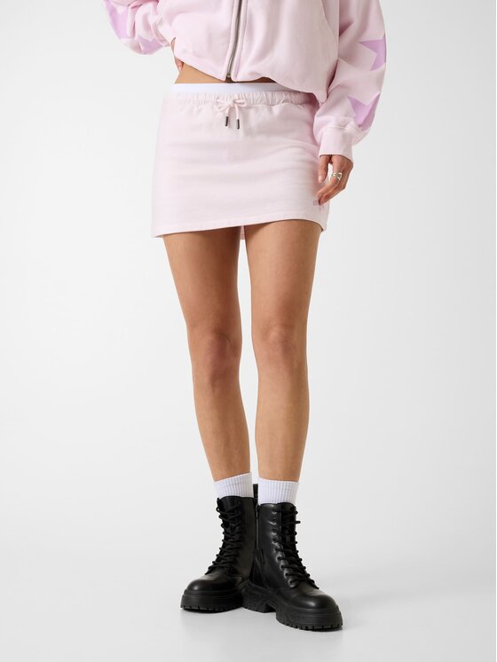 Guess Guess Spódnica mini 182181 Różowy Classic Fit