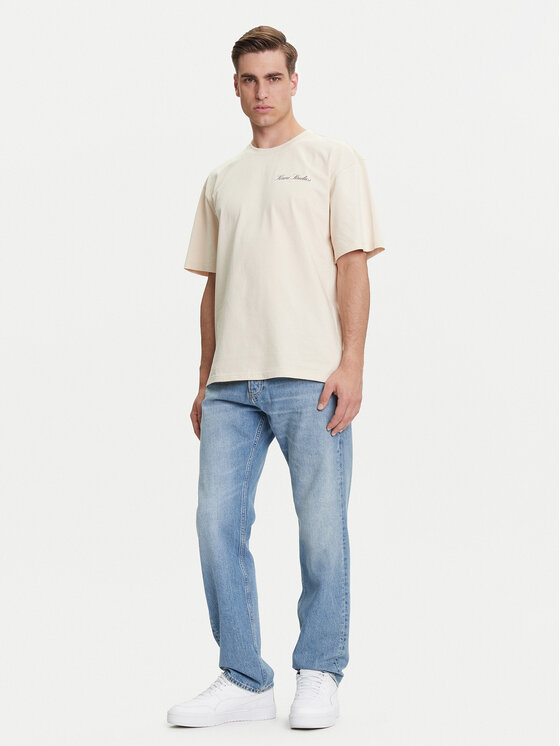 Karl Kani Karl Kani Tričko PD00005333 Béžová Relaxed Fit