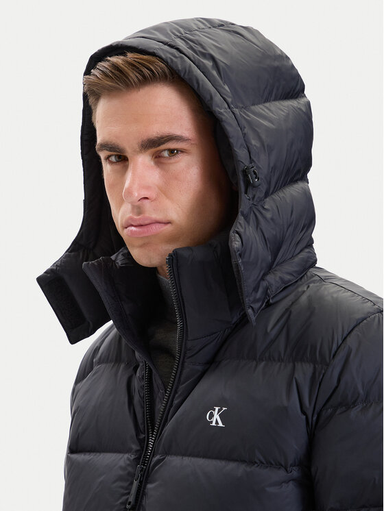 Calvin Klein Jeans Calvin Klein Jeans Пухено яке LV04RG515G Черен Regular Fit