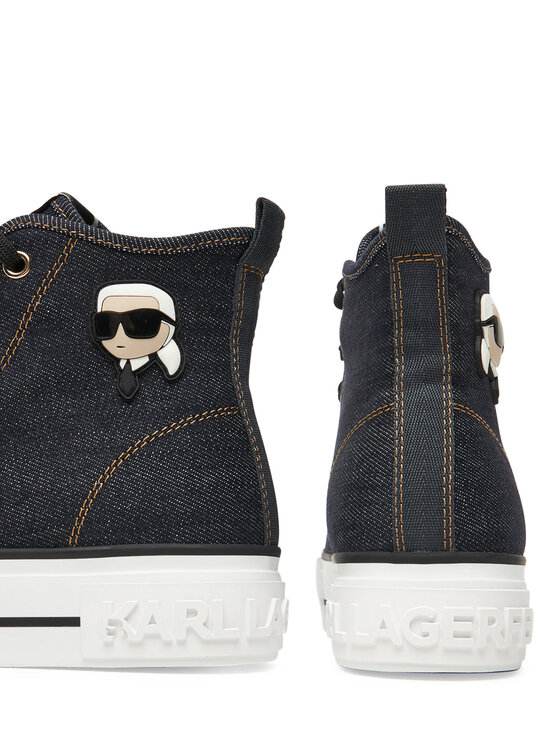 KARL LAGERFELD KARL LAGERFELD Trampki KL60444D Granatowy