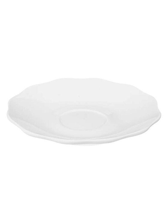 MIAhome MIAhome Filiżanka porcelanow 230 ml ze spodeczkiem IRBY Biały