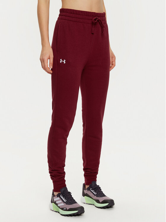 Damskie Spodnie dresowe Under Armour, Rozmiar M, Bordowe, Ua Rival Fleece Jogger 1379438