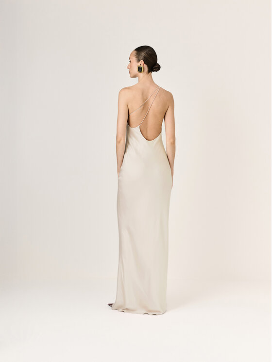 La Mania La Mania Vestito AMBER Bianco Classic Fit