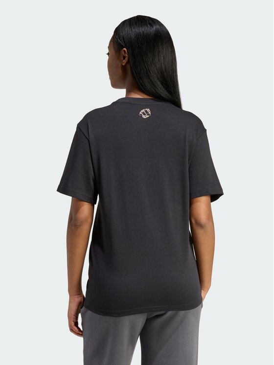 adidas adidas T-Shirt Animal Graphic Czarny Regular Fit