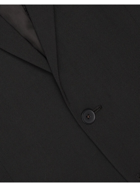 Borgio Borgio Marynarka pellezzano Czarny Slim Fit